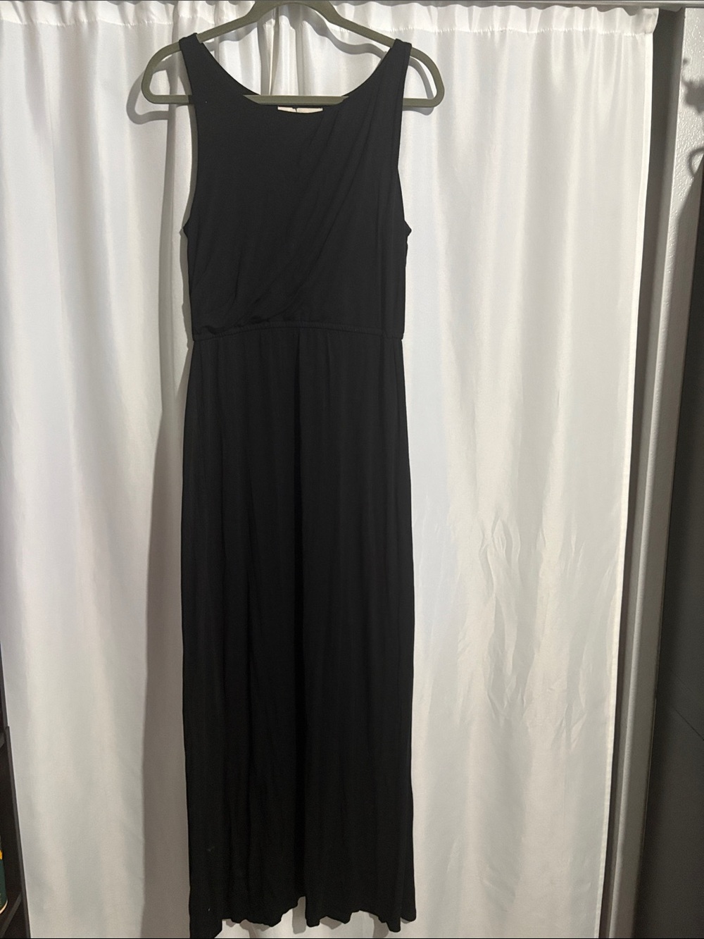 LOFT Black Basic Maxi Dress